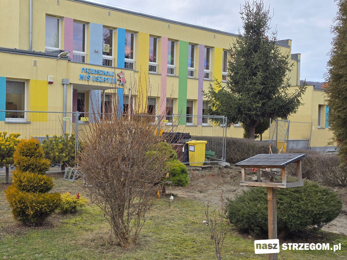 Będzie bezpieczniej i ładniej przy „Misiu Uszatku”. Trwa modernizacja chodnika i drogi dojazdowej [FOTO] 